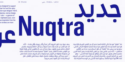 Nuqtra Arabic Font Poster 8