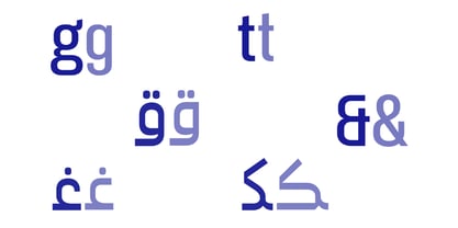 Nuqtra Arabic Font Poster 6