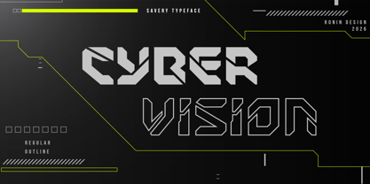 Savery Font Poster 2