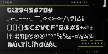 Savery Font Poster 5