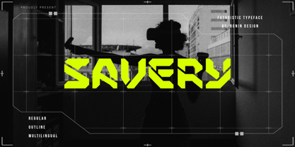 Savery Font Poster 1