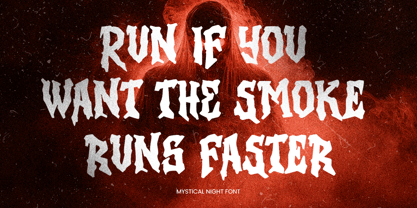 Mystical Night Font Poster 6