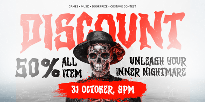 Mystical Night Font Poster 7