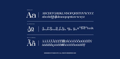Paverina Font Poster 2