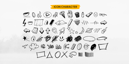 Pen Notes Font Poster 9