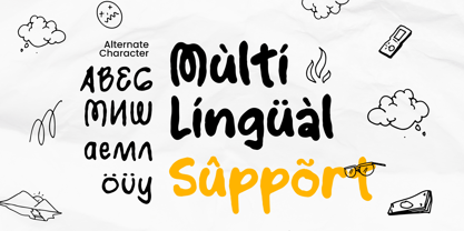 Pen Notes Font Poster 12