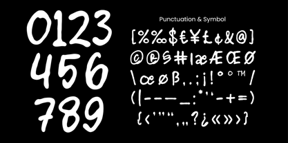 Pen Notes Font Poster 11