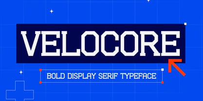 Velocore Font Poster 1