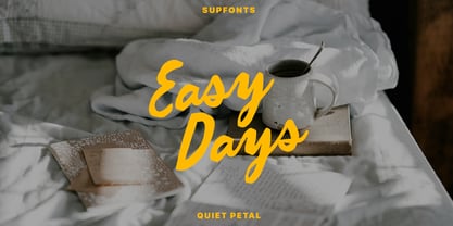 Quiet Petal Font Poster 8
