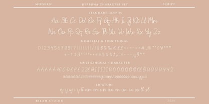 Deprona Font Poster 10