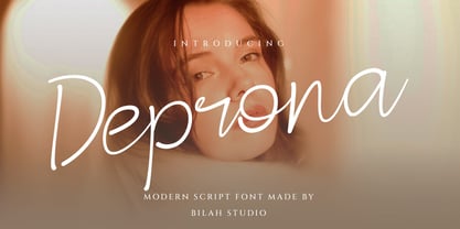 Deprona Font Poster 1