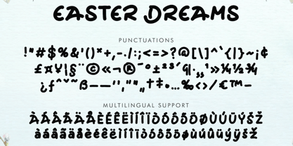 Easter Dreams Font Poster 5