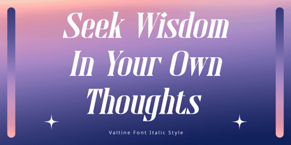Valtine Font Poster 2