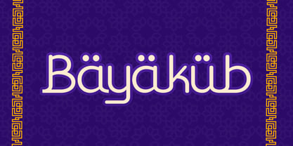 Bayakub Font Poster 1
