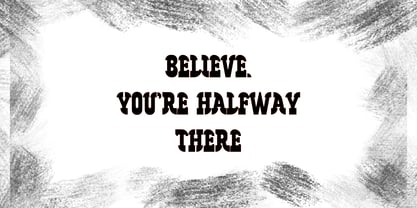 Biegen Font Poster 4