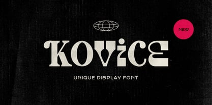 Kovice Font Poster 1
