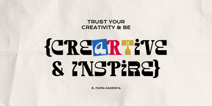 Kovice Font Poster 2