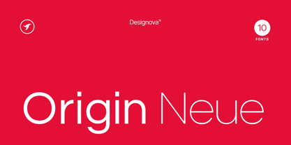 Origin Neue Font Poster 1
