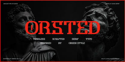 Orsted Font Poster 1
