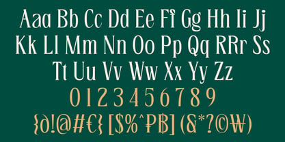 Bougene Font Poster 2