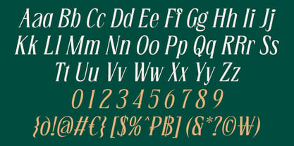 Bougene Font Poster 3