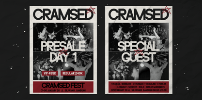 Cramsed Font Poster 7