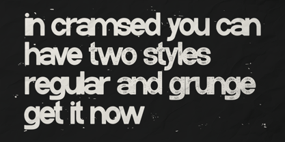 Cramsed Font Poster 2