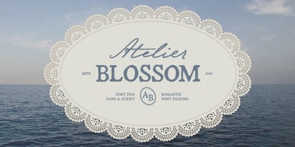 Atelier Blossom Font Poster 15