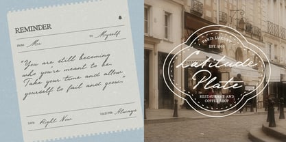 Atelier Blossom Font Poster 3