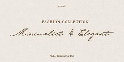 Atelier Blossom Font Poster 10