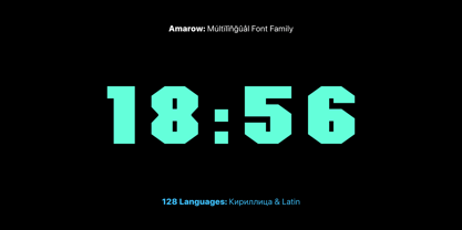 Amarow Font Poster 9