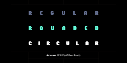 Amarow Font Poster 12
