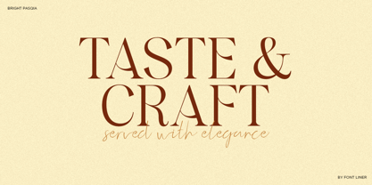 Bright Pasqia Script Font Poster 5