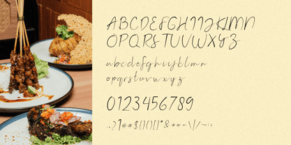 Bright Pasqia Script Font Poster 12