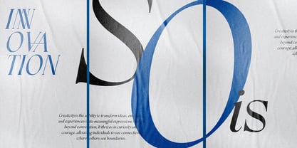 Frenchy Italic Font Poster 6