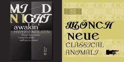 Monch Neue Script Font Poster 6
