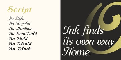 Monch Neue Script Font Poster 2