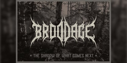 Foregone Font Poster 4