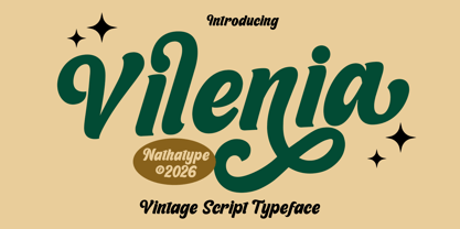 Vilenia Font Poster 1