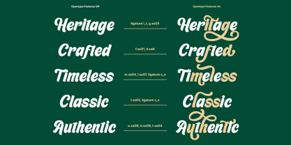 Vilenia Font Poster 8