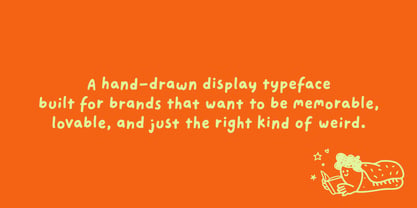 Blanket Burrito Font Poster 3