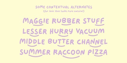 Blanket Burrito Font Poster 11