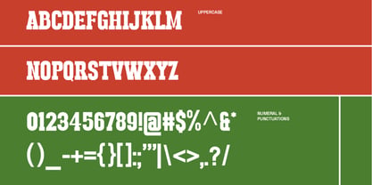 Kick Slab Font Poster 2