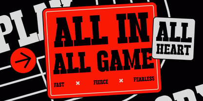 Kick Slab Font Poster 3