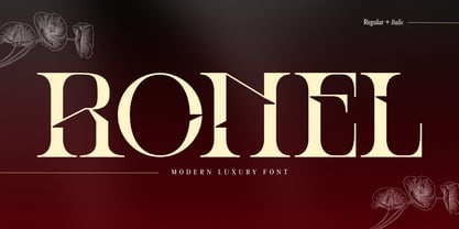 Ronel Luxury Font Poster 1