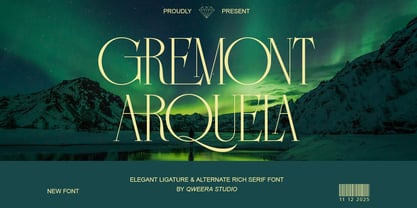 Gremont Arquela Font Poster 1