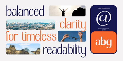 Grand Ronitta Font Poster 10