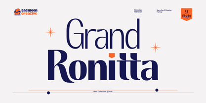 Grand Ronitta Font Poster 1
