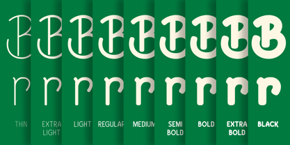 Bumora Round Font Poster 2