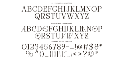 Maison Celeste Font Poster 9